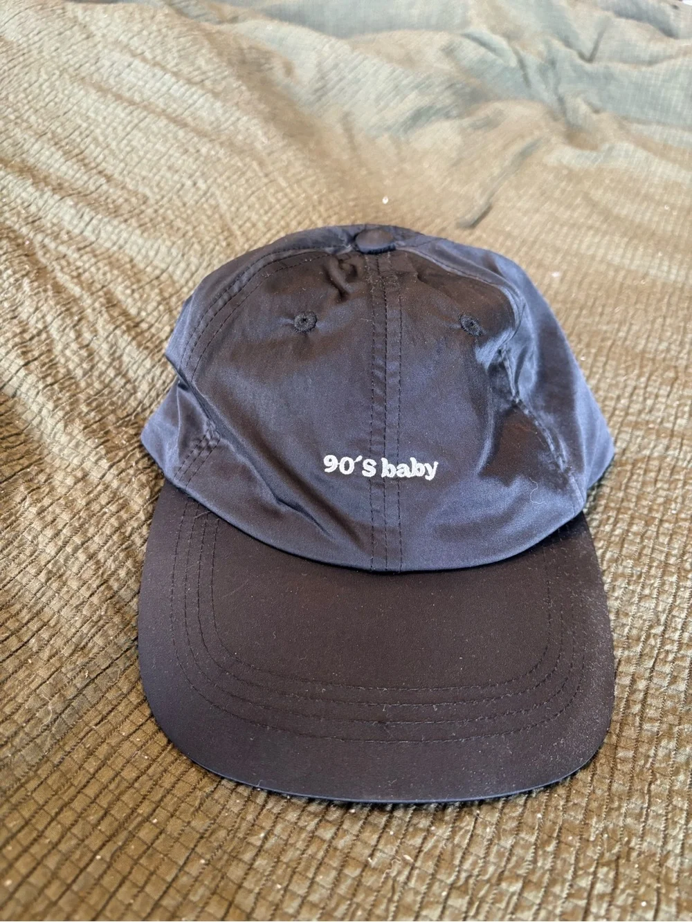 90's Baby Black Baseball Cap
